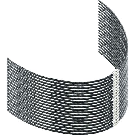 Lot de 20 Fils de Rechange pour débroussailleuse Pièces de tondeuse à gazon AFS 23–37(37 cm x 3,5 mm) (1/4)