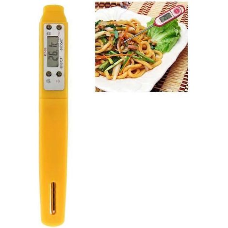 Thermomètre alimentaire numérique - Affichage LCD, plage de température de -50 à 300 °C, (1/5)