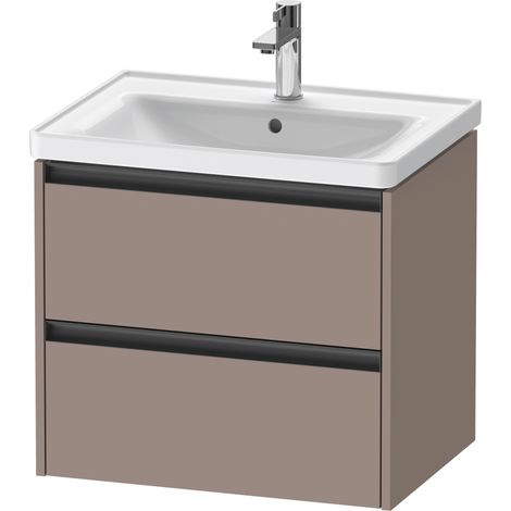 Duravit Ketho.2 bâti-support pour lavabo suspendu, 2 tiroirs, (1/2)