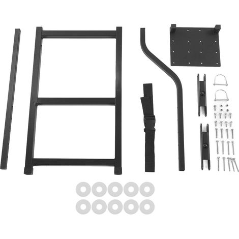 Échelle de hayon universelle réglable en hauteur, ramassage de porte arrière, marche rotative (1/5)