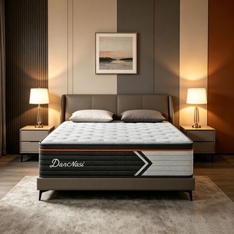 Matelas 90x190 cm,Épaisseur 26 cm Perfekte Unterstützung Matelas Hybride en Mousse à mémoire de Forme à Ressorts ensachés,Durable et Doux pour la Peau (1/5)