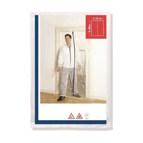 Porte anti-poussière, type L, 2,20 m x 1,20 m