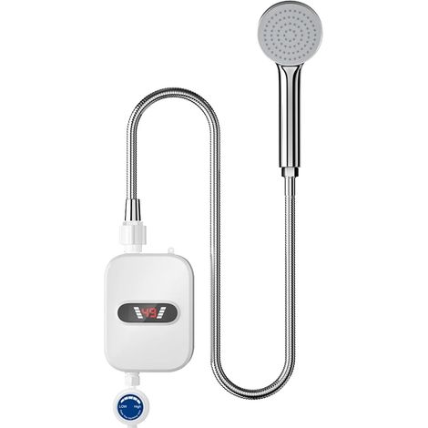 Chauffe-eau électrique mural de 3500 W, chauffe en 3 secondes, sans réservoir, avec affichage de la température. (1/5)