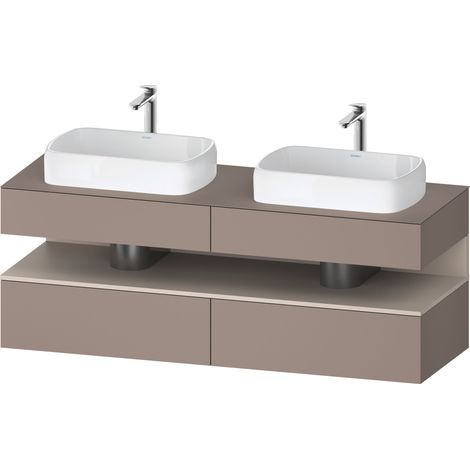 Duravit Collection One Meuble sous-vasque sur console, 2 tiroirs,
