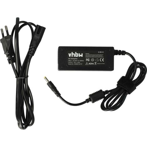 vhbw Netzteil kompatibel mit HP Mini 110c, 2102, 210, 110 Notebook - 200 cm, 40 W (1/5)