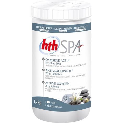 HTH Spa - Oxygène actif Pastilles 1,2kg (1/2)