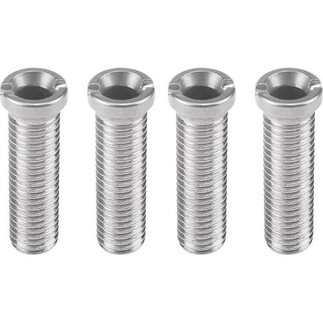 4PCS Vis pour Panier d'évier Acier Inoxydable 45mm M12 Évier Panier Vis pour Bouchon de Crépine de Lavabo -Argent (1/5)