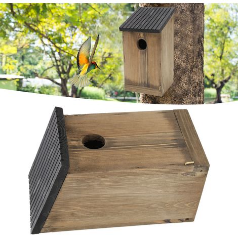 Vogelhäuser aus Holz für Ziervögel, Vogelhäuser, Gartendekorationszubehör (1/5)