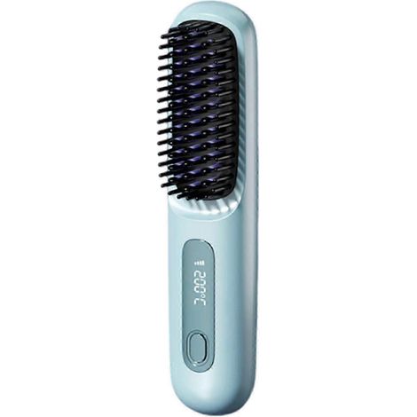 Brosse lissante portable rechargeable, peigne lisseur (1/5)