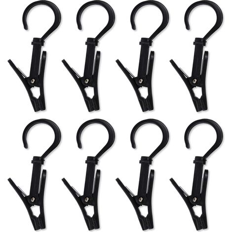 Lot de 8 crochets réglables pour auvent de tente, accessoires de camping (1/5)