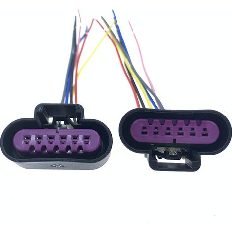 Compatible with the Buick Regal taillight connector, rear light assembly connector, and rear brake light wiring harness connector -- JB1385-6P