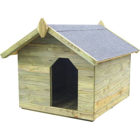 Nicchia da giardino con tetto apribile 85 x 103 x 77 cm in legno di pino impregnato 020001530