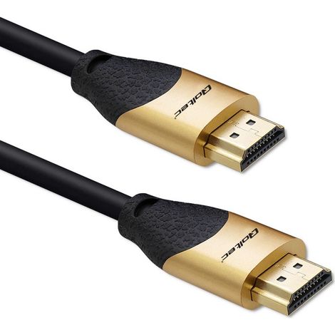 Qoltec 50357 HDMI v2.1 Cable Ultra high speed 8K 60Hz 26AWG GOLD 5m (1/5)