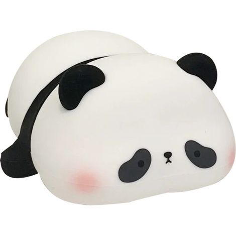 Veilleuse panda mignonne, lampe pour enfants de silicone souple,veilleuse pour chambre d'enfant,gradable/minuterie,cadeaux mignons pour bébés garçons/filles, décoration de chambre