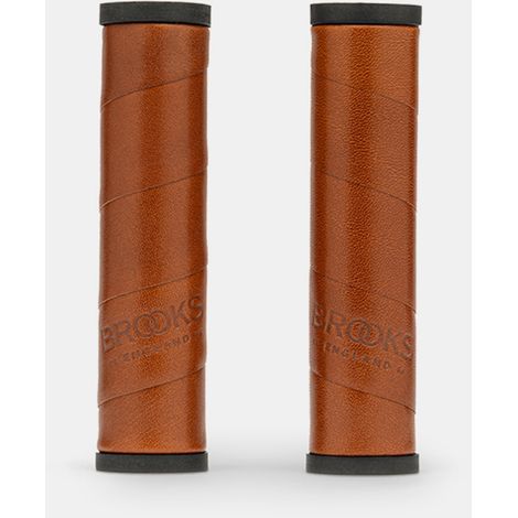 Poignées De Guidon Vélo En Cuir 130mm - Confort Naturel Cycliste Urbain - Brooks