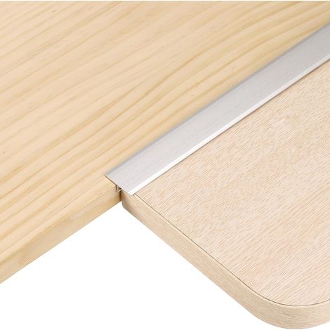 6Pcs 2.9ft x 0.79" Profilés De Transition En T Pour Sol, Bords En Alliage D'Aluminium Pour Remplir Les Interstices Entre Lames De Parquet, Carrelage Et Sols En Vinyle. (1/5)