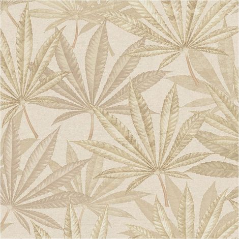 Nature wallpaper wall Profhome 399843 hot embossed non-woven wallpaper slightly textured with floral ornaments matt ivory beige grey cream 5,33 m2 (1/5)