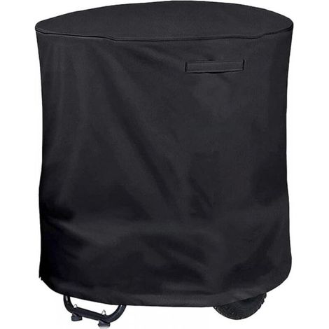 Housse imperméable pour broyeur de bois lourd, housse imperméable pour broyeur de bois lourd (noir，420D,8585110cm) (1/5)