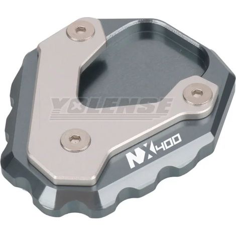 (Nx400 Titanium) Béquille latérale CNC pour moto, extension de béquille compatible avec HONDA NX400 NX500 NX 400 500 2023-2025 maxpower (1/4)