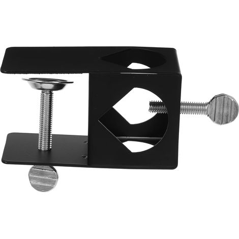 Pince de fixation universelle en fer pour supports de lampe à longue perche - Accessoire de pince de torche de pont pour usage maison et bureau (1/5)