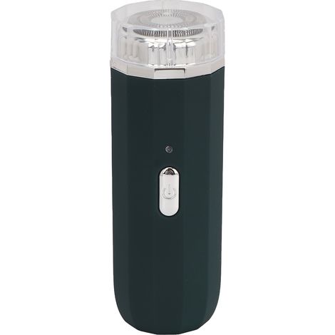 Tondeuse à barbe électrique pour homme, rechargeable, portable, étanche et sans fil, vert foncé (1/5)