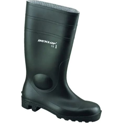 [NEUWERTIG] B-Ware Dunlop Gummistiefel Stiefel Protomaster Schwarz Größe 47 Regenstiefel