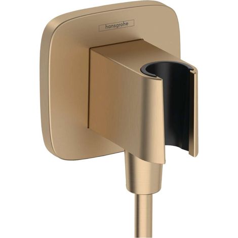 HANSGROHE FixFit Q soporte de ducha de mano Bronce cepillado (1/2)