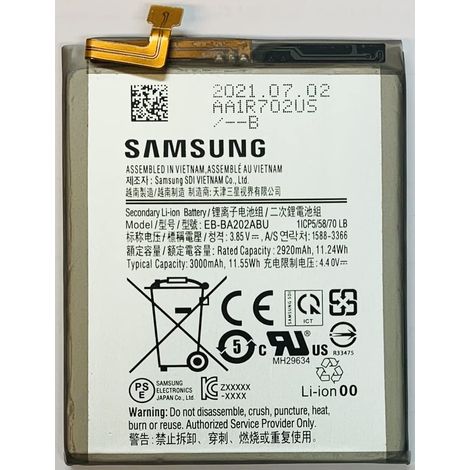 Batterie Li-Ion EB-BA202ABU pour Galaxy A20e GH82-20188A