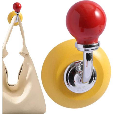 Ganchos magnéticos para ropa, ganchos decorativos de pared, bola sonora decorativa colorida - Colgador magnético para coronas, organizador de almacenamiento para sombreros de refrigerador (1/5)