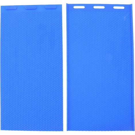 2 pièces Silicone feuille de cire d'abeille bricolage moule doux presse feuille moule outils cire d'abeille Embosser Machine pour l'apiculture (1/5)