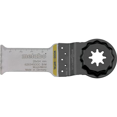 Metabo Tauchsägeblatt "Starlock Plus" Holz+Metall, BiM, 28 x 54 mm (1/3)