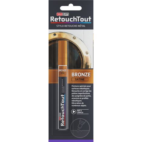 Stylo retouche métal SOLOPLAST - Bronze satiné - 10ml