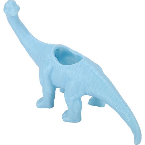 Dinosaurier-Tierblumentopf, Kaktus-Sukkulenten-Pflanztopf, Gartendekoration (Hellblau) (1/5)