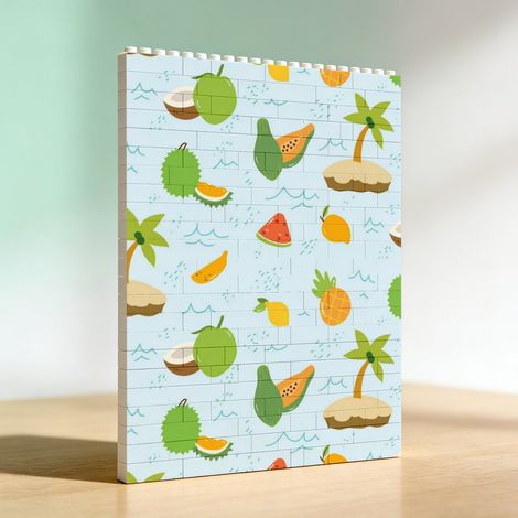 Cadre cadeau en blocs pour la Saint‑Valentin créatif, cadeau d’anniversaire (1/5)