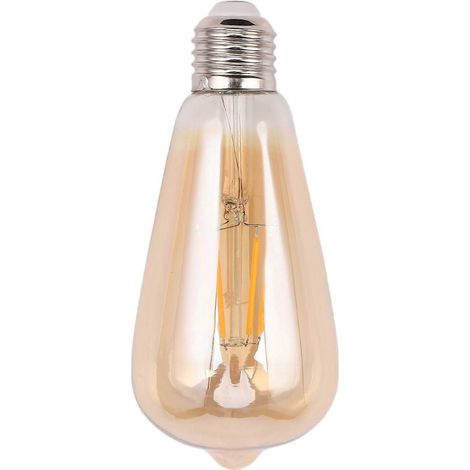 Ampoule 4W, abat-jour doré, couleur jaune doré (2200K), 220V (1/5)