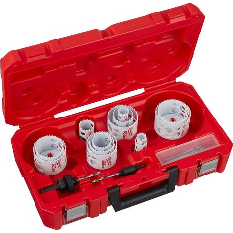KIT 17PZ SEGHE A TAZZA HOLE DOZER DENTI IN CARBURO MILWAUKEE 49224102
