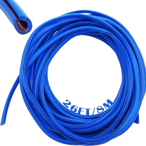 Protege Portiere Voiture, 8M Bleu Joint Porte Voiture Joint de Garniture de Bord de Voiture en Forme de U en PVC, Protection Porte de Voiture, pour la Plupart des Voitures (1/4)