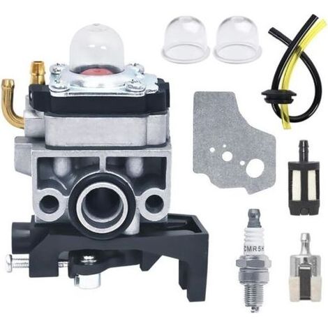 Kit de réparation de carburateur, débroussailleuse et souffleur JRISBO et moteur 4 temps pour Honda GX25 GX35 UMS425E UMK425E UMK435E HHB25 FG110 (avec joint de filtre et bougie d'allumage) (1/4)