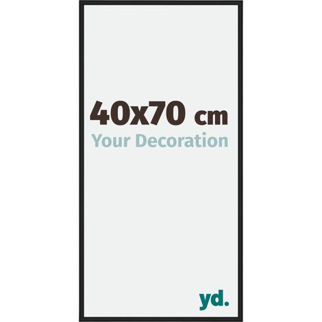 yd. - Cadre photo 40x70 - Noir Brillant - Aluminium - Miami (1/5)