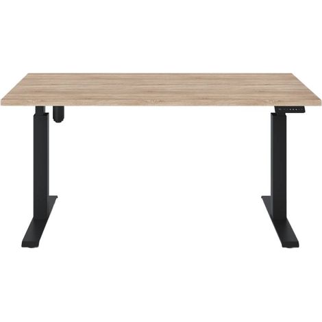 Bureau électrique réglable en hauteur Chêne Sonoma 138 x 80 cm (1/5)