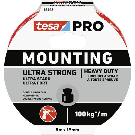Tesa Montageband Mounting PRO Ultra Strong 66792 weiß L 5 m, B 19 mm (1/5)