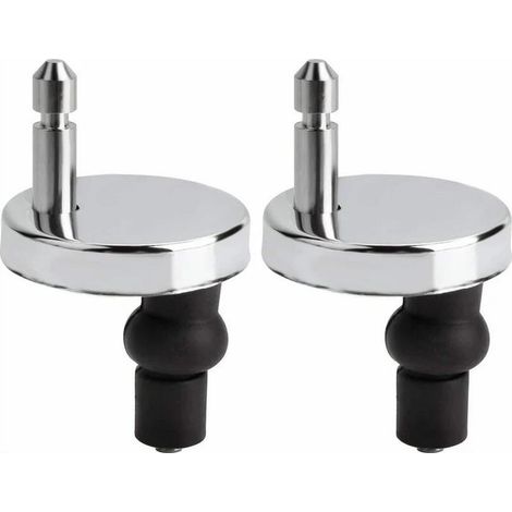Kit de fixation universel pour abattant de WC Macaron - Compatible avec la plupart des abattants de WC standard à descente automatique - Installation facile (1/5)