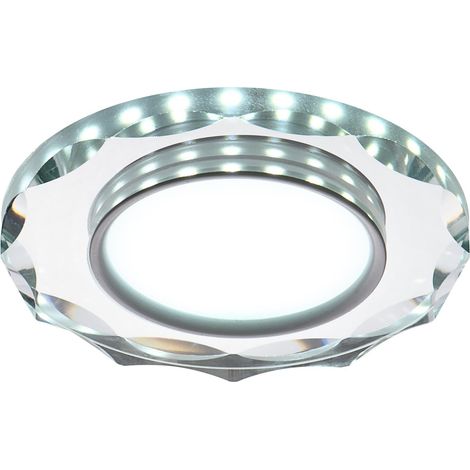 Lámpara de techo LED Candellux SSP-24 2263939, de cristal, con dos circuitos LED. (1/3)