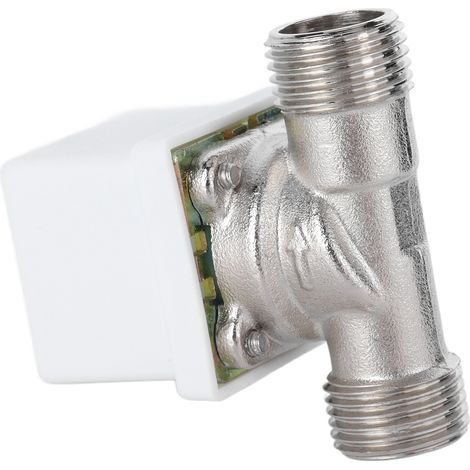 Électrovanne unidirectionnelle normalement fermée 1/2 pouce filetage externe, vanne d'eau électrique 24V DC pour irrigation et automatisme. (1/5)
