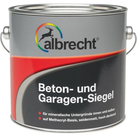 Albrecht Beton- und Garagen-Siegel 2,5 l kieselgrau RAL 7032 Betonsiegel (1/2)