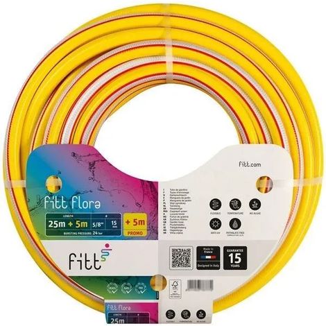 Tubo da giardino Fitt flora 30 m 15 mm rinforzato anti UV