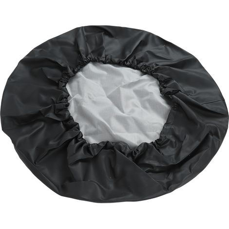 15-Zoll-Reifenschutzhülle aus PVC-Leder, wasserdicht, abriebfest, schwarze Reserveradabdeckung für die meisten Autos (1/5)