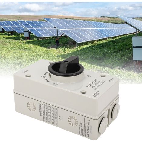 1000V 32A DC Photovoltaik-Trennschalter mit Stecker und wasserdicht (1/5)