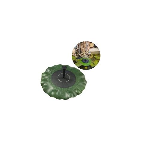 Fontaine solaire 1,4 W – Pompe solaire pour bassin de jardin, bassin d’oiseaux, bassin de poisson, décoration Feuille de lotus (1/5)
