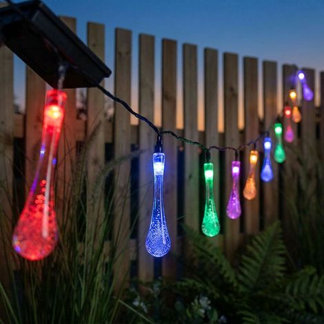 Lampada solare da esterno a LED RGB da incasso, lampada da giardino con picchetto, luci decorative, IP44, 20x LED (1/5)